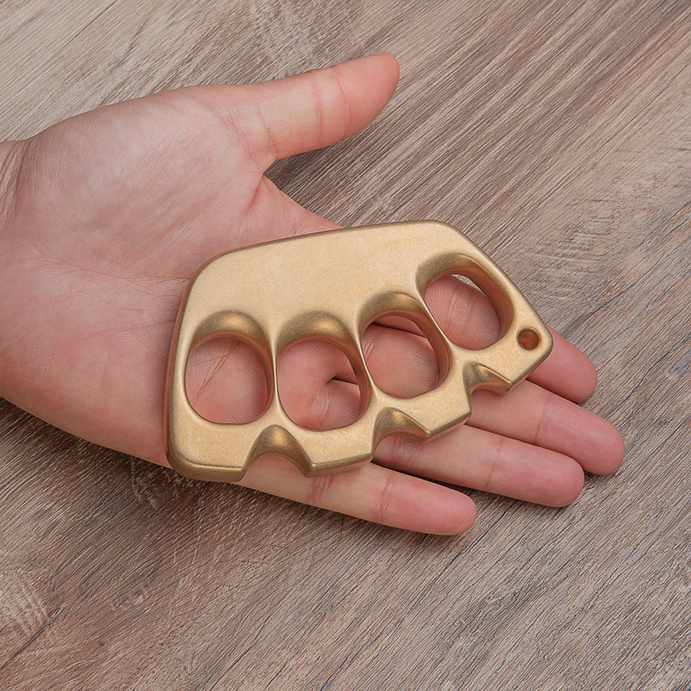 Model Z Copper Brass Knuckles - Cakra EDC Gadgets Brass Knuckles - Tophatter Daily Deals